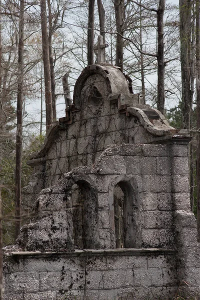 Старые Церковные Руины Болоте — стоковое фото