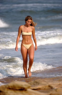 Boş zaman zaman tatil Sahilde - profesyonel Model abanoz P