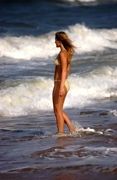 Deep Blue Ocean Waves - Model Ebony P - Bikini Shoot