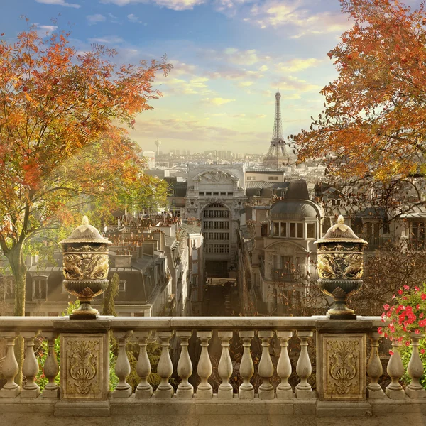 Πανόραμα Παρισιού — Φωτογραφία Αρχείου