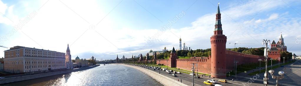 Panorama of Moscow. Kremlin.