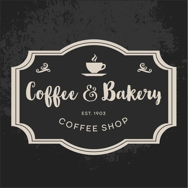 Kahve barı, ekmek fırınları için iş işareti. 