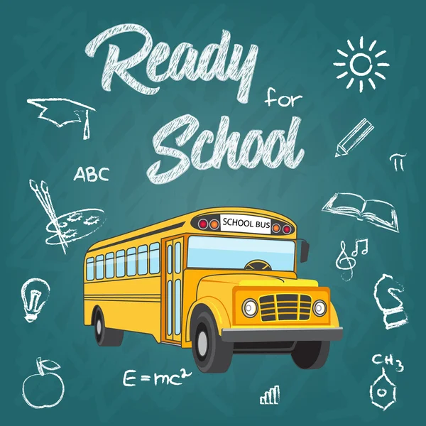 Ready for School banner — Stock Vector