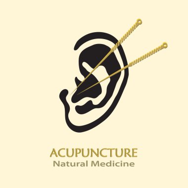 Acupuncture, Chinese Medicine business sign. clipart