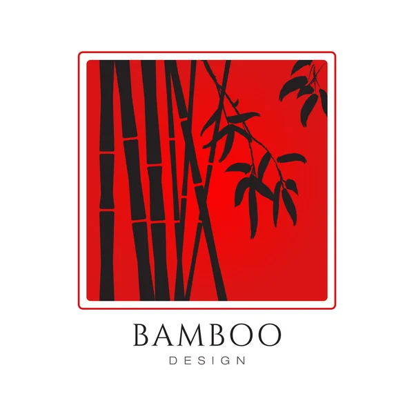 Bambu ikon, business tecken mall. — Stock vektor