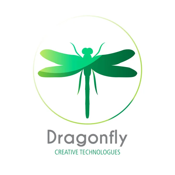 Fragonfly ビジネス署名テンプレート — ストックベクタ