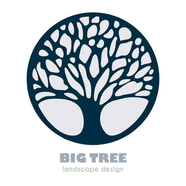 Abstract Tree sign vector template. Royalty Free Stock Vectors