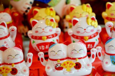 Maneki Neko bir Japon para maskotudur. Mutluluğu taşıyan bir kedi. Para Kedisi