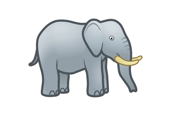 Éléphant — Image vectorielle