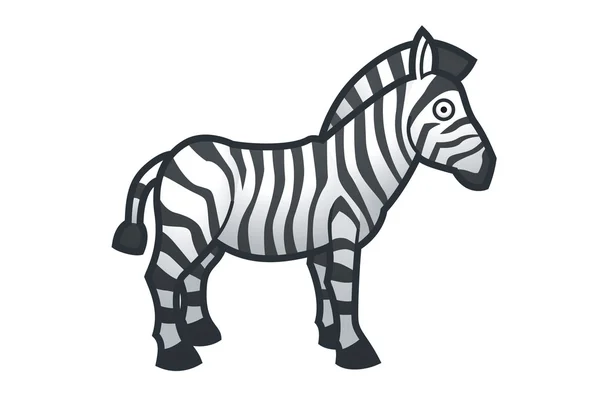 Ilustração de Zebra — Vetor de Stock