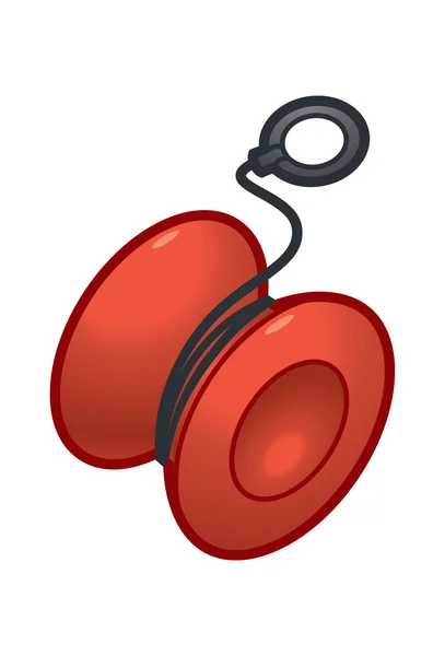 Red yoyo — Stock Vector