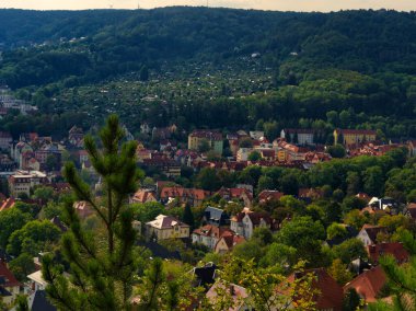 Yazın Kernberge 'den Jenas doğa görüntüsü