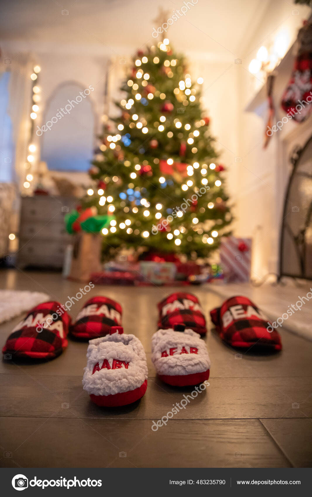 Family Slippers Front Christmas Holidays Stock Photo by ©adam.j.wilding 483235790