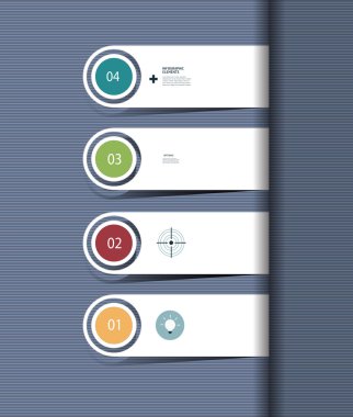 Infographic adım adım şablonu