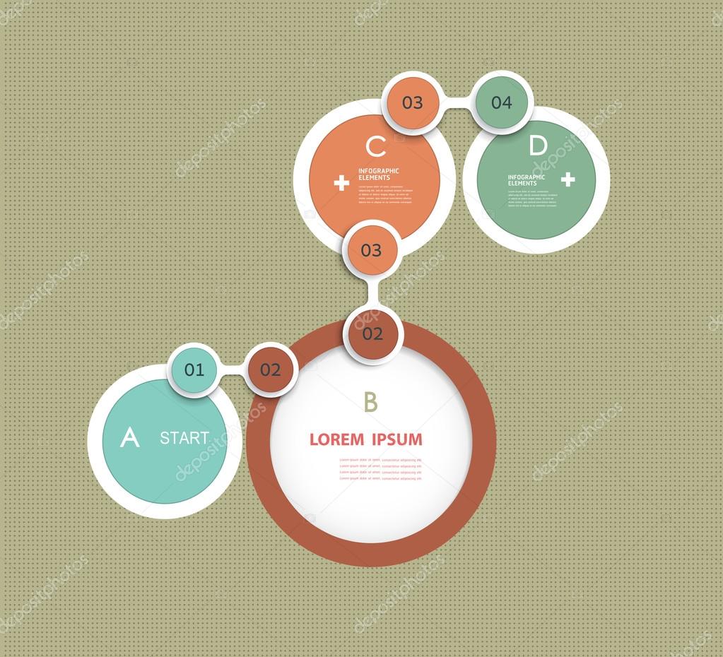simple infographics elements design template stock vector simple info graphics