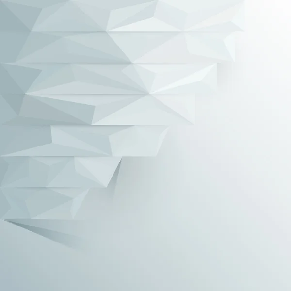 Abstraktní pozadí s světle modré polygonální designu — Stockový vektor