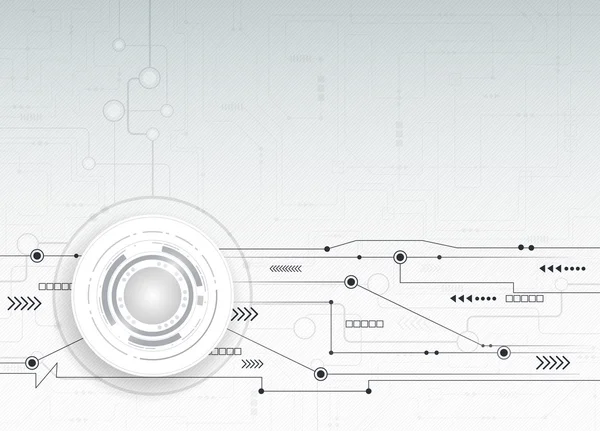 Ilustración vectorial tecnología abstracta de alta tecnología fondo — Archivo Imágenes Vectoriales