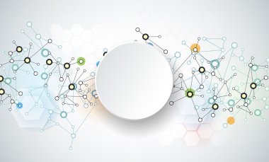 soyut teknoloji bağlantı arka plan