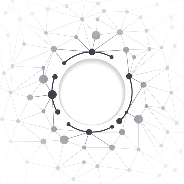 Abstracte technologie verbinding achtergrond — Stockvector