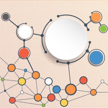 Soyut moleküller ve iletişim teknoloji tasarım için boş alan ile entegre daireler ile