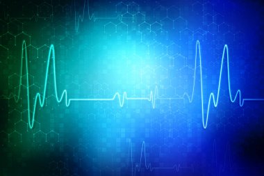 Tıbbi soyut geçmiş, ecg geçmişi, tıbbi ve bilim teknolojisi geçmişi