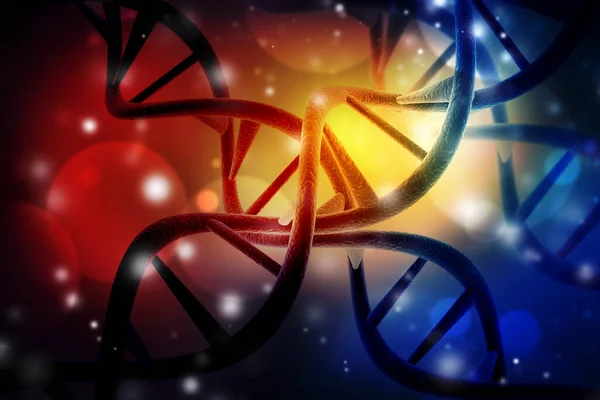Dna Structure Medical Technology Background Render — Stock Photo, Image