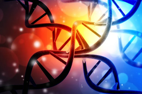 Dna Struktur Hintergrund Der Medizintechnik Darstellung — Stockfoto