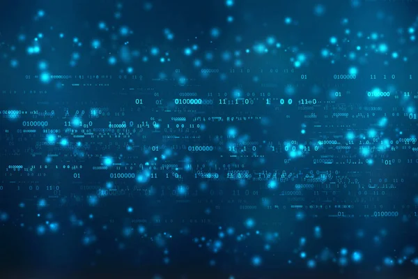 İnternet ikili veri kodu hesaplama veya iletim süreci, İnternet veri iletimi, İkili Kod Arkaplanı, Dijital Soyut Teknoloji arkaplanı