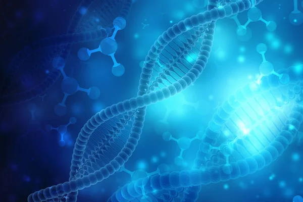 Dna Structuur Medische Technologie Achtergrond Concept Van Biochemie Met Dna — Stockfoto