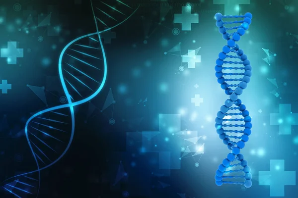 Dna Structuur Medische Technologie Achtergrond Concept Van Biochemie Met Dna — Stockfoto