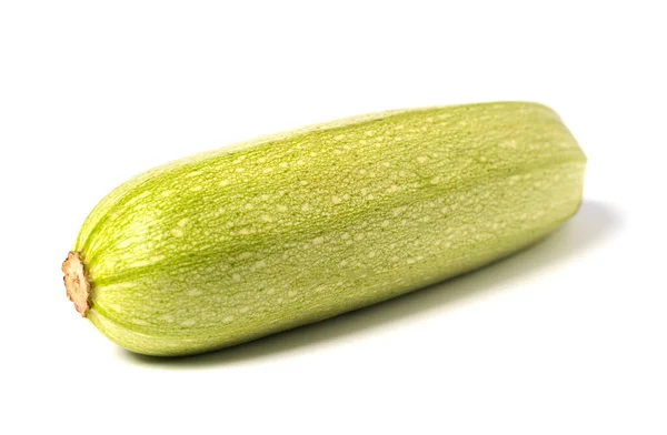 Harvest of fresh zucchini isolated on white background — Stock Fotó