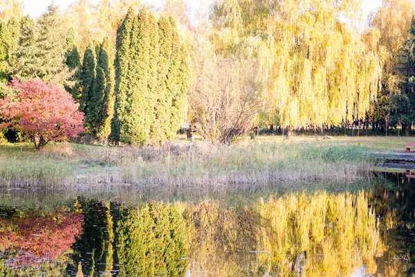 sonbahar park ve göl