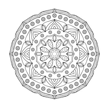 Mandala boyama kitabı yetişkinler için