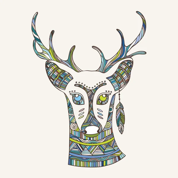 La mascotte de cerf — Image vectorielle