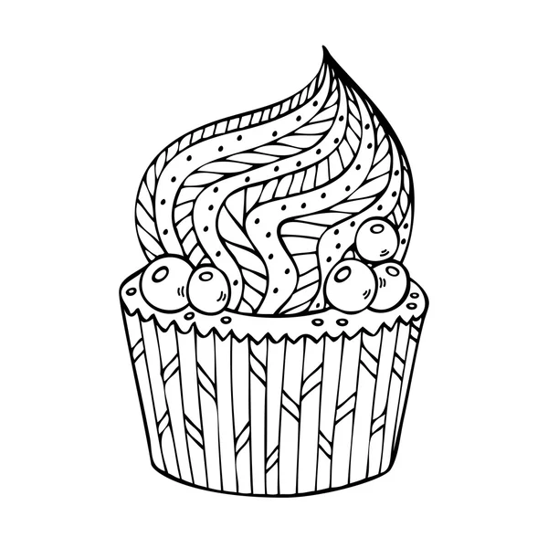 Colorant Cupcake pour adultes — Image vectorielle