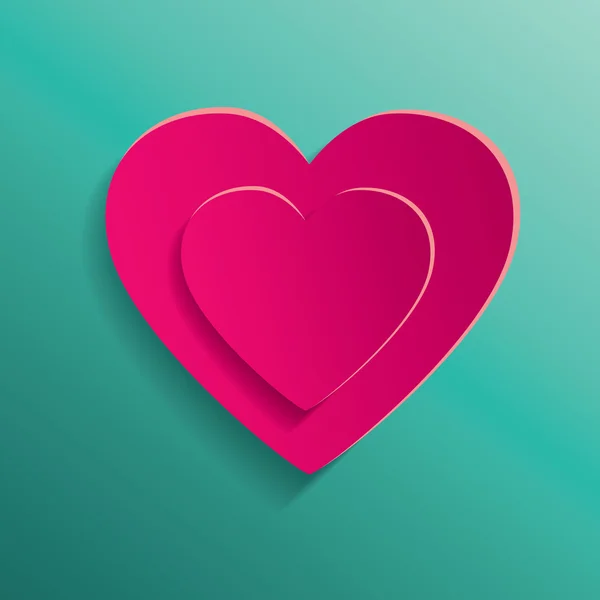 Corazón para San Valentín Antecedentes — Vector de stock