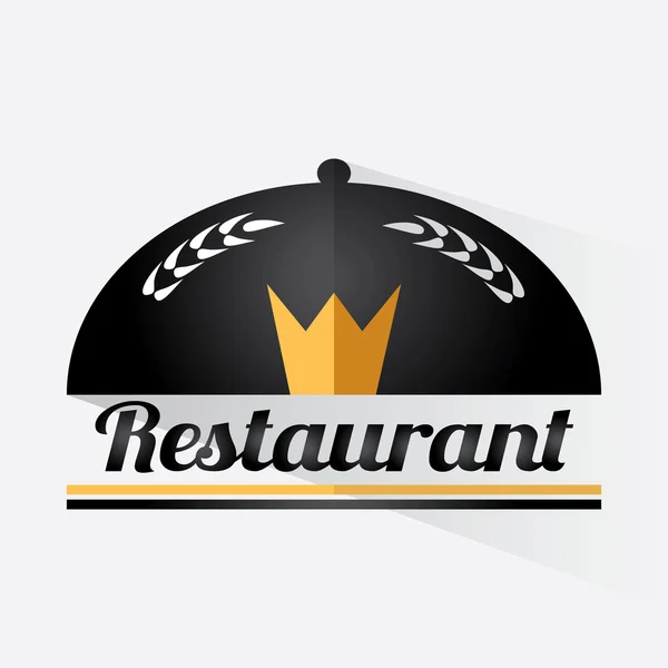 Restaurang Logotypdesign — Stock vektor