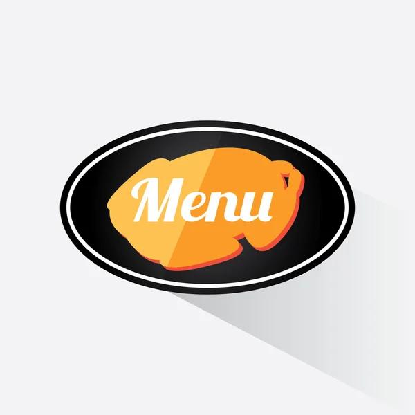 Restaurant logo ontwerp — Stockvector