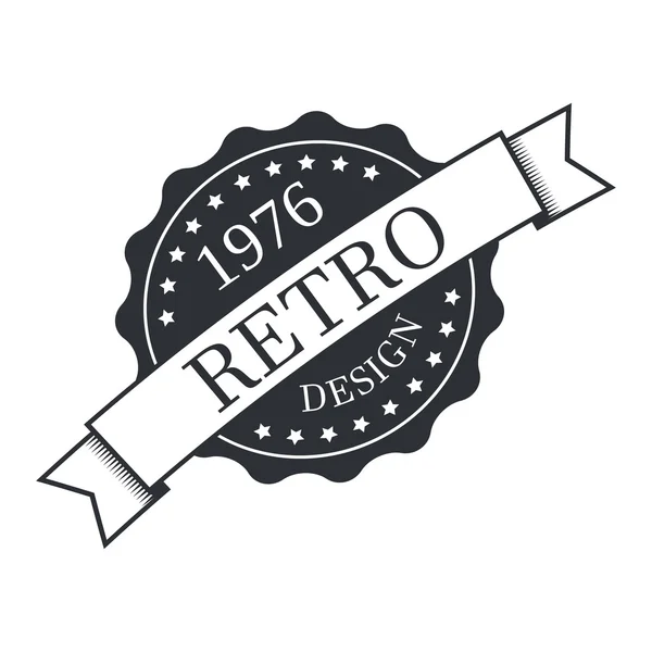 Modèle de logo vintage rétro — Image vectorielle