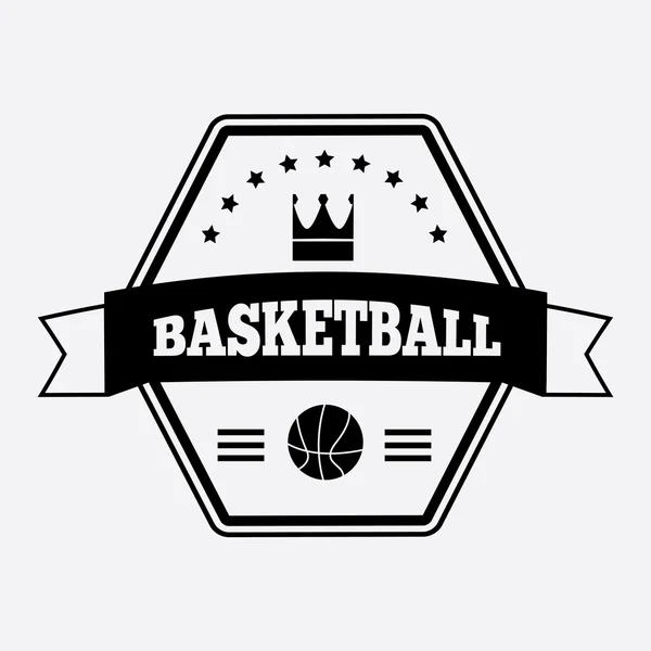 Basket Logotypdesign — Stock vektor