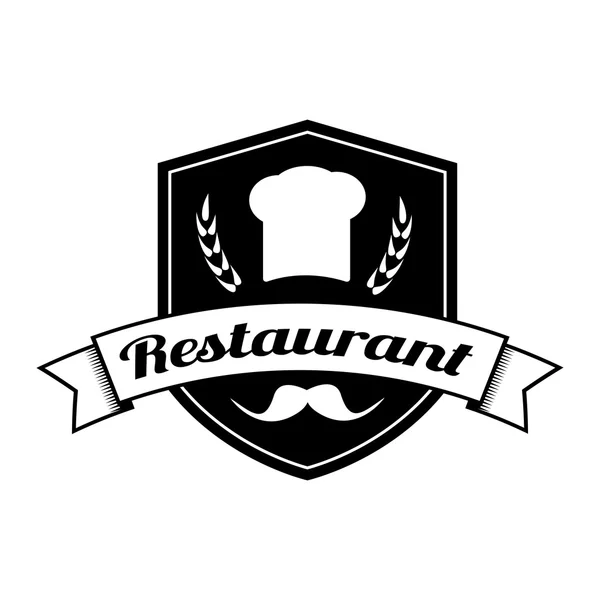 Diseño del logotipo del restaurante — Archivo Imágenes Vectoriales