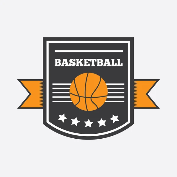 बास्केटबॉल लोगो डिजाइन — स्टॉक वेक्टर