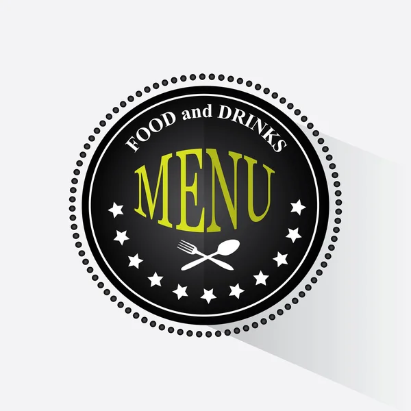 Restoran logo tasarımı — Stok Vektör