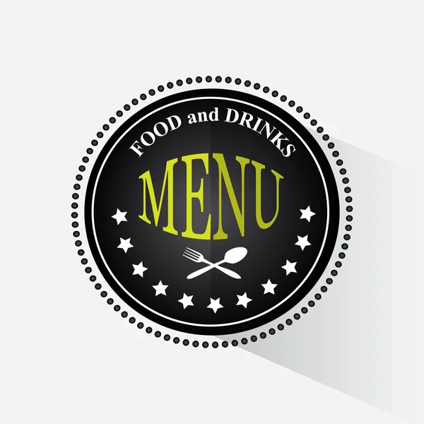 Restaurant logo design — Stock Vector