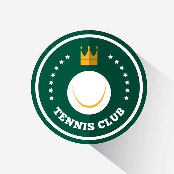 Logo design tennis — Stock Vector