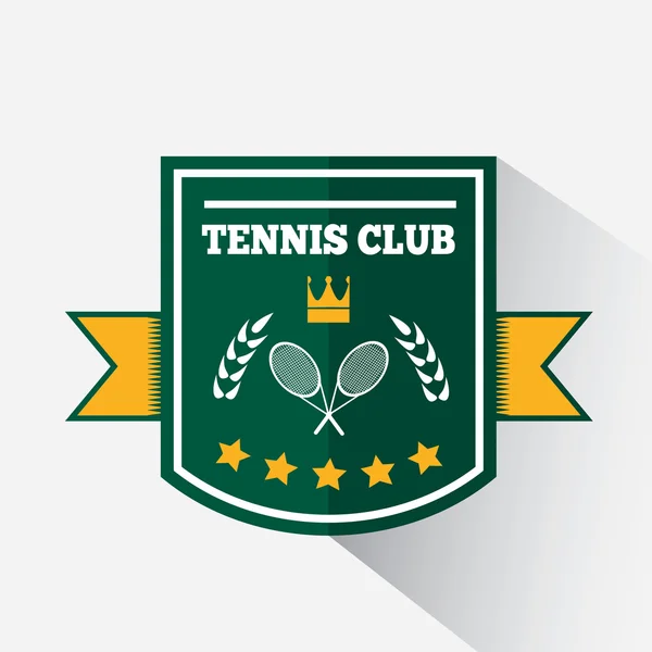 Logo design tennis — Stock Vector