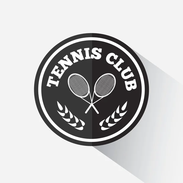 Logo design tennis. — Stock Vector
