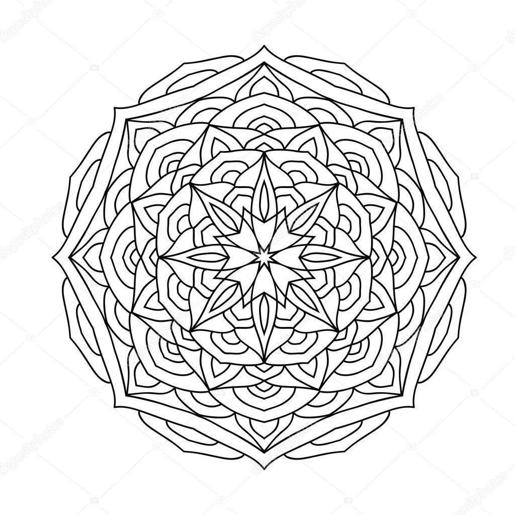 Vector Coloring Book Adults Inspirational Quote Mandala Flowers Zentangle  Style Stock Vector by ©Lezhepyoka 378145736