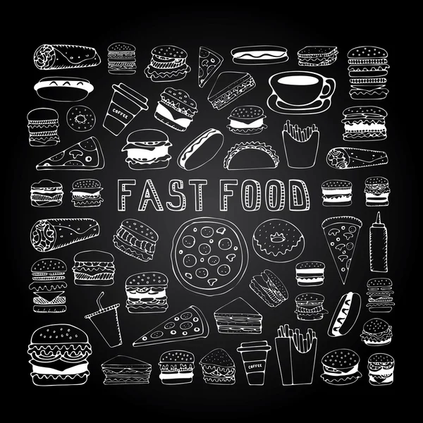 Fast food karalama seti