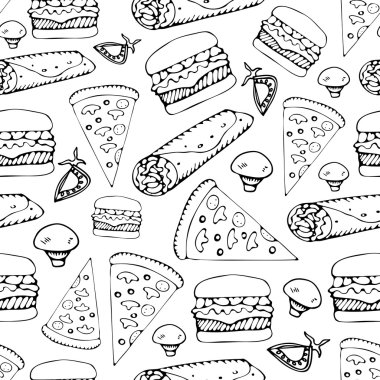 fast-food sorunsuz desen